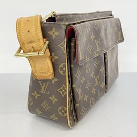 Louis Vuitton-Bolsa de Ombro Monogram Vivacite GM da Louis Vuitton-Marrom