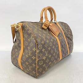 Louis Vuitton-Bolsa Boston Monogram Keepall Bandoulière 50 da Louis Vuitton-Marrom