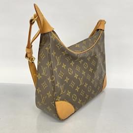 Louis Vuitton-Bolsa de Ombro Boulogne 30 Monograma Louis Vuitton-Marrom