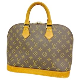 Louis Vuitton-Bolsa Alma Monogram Louis Vuitton-Marrom
