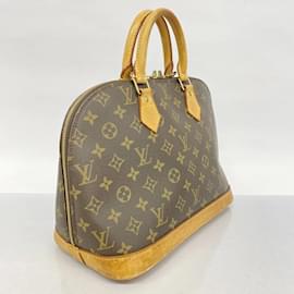 Louis Vuitton-Bolsa Alma Monogram Louis Vuitton-Marrom