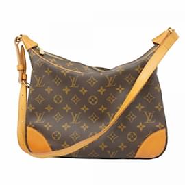 Louis Vuitton-Bolsa de Ombro Boulogne 30 Monograma Louis Vuitton-Marrom