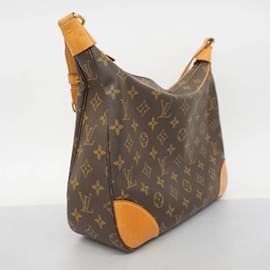 Louis Vuitton-Bolsa de Ombro Boulogne 30 Monograma Louis Vuitton-Marrom