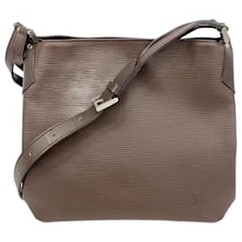 Louis Vuitton-Bolsa de Ombro Mandala MM Epi Louis Vuitton-Marrom