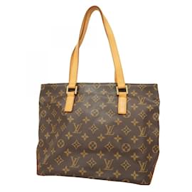 Louis Vuitton-Bolsa Tote Cabas Piano Monograma Louis Vuitton-Marrom