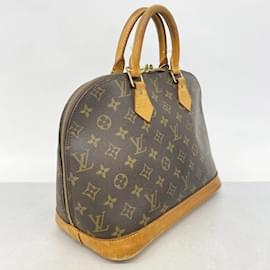 Louis Vuitton-Bolsa Alma Monogram Louis Vuitton-Marrom