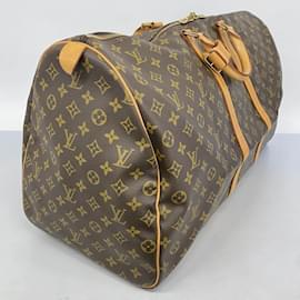 Louis Vuitton-Bolsa Boston Monogram Keepall 60 Louis Vuitton-Marrom