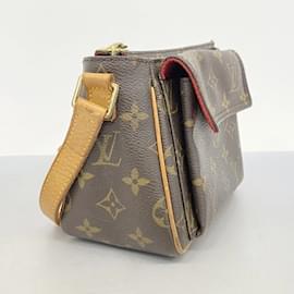 Louis Vuitton-Bolsa de Ombro Louis Vuitton Monogram Vivacite PM-Marrom