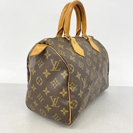 Louis Vuitton-Bolsa Louis Vuitton Monogram Speedy 25-Marrom