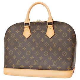 Louis Vuitton-Bolsa de mão Alma Monogram Louis Vuitton-Marrom