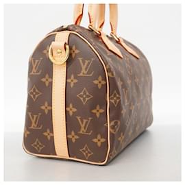 Louis Vuitton-Bolsa Louis Vuitton Monogram Speedy Bandoulière 25-Marrom