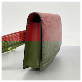 Louis Vuitton-Bolsa de cintura Pochette Santur Epi Louis Vuitton-Vermelho