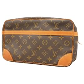 Louis Vuitton-Bolsa Clutch Compiegne 28 Monogram Louis Vuitton-Marrom