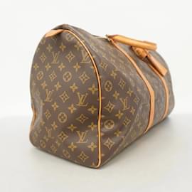 Louis Vuitton-Bolsa Boston Keepall 50 Monograma Louis Vuitton-Marrom