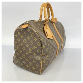 Louis Vuitton-Bolsa Boston Keepall 45 Monograma Louis Vuitton-Marrom