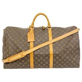 Louis Vuitton-Bolsa Boston Keepall 60 Monograma Louis Vuitton-Marrom