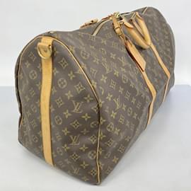 Louis Vuitton-Bolsa Boston Keepall 60 Monograma Louis Vuitton-Marrom