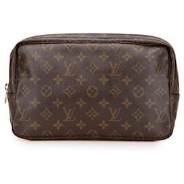 Louis Vuitton-Trousse Toilette 28 Monograma Marrom Louis Vuitton-Marrom