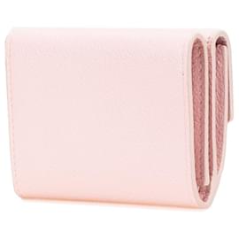 Louis Vuitton-Carteira Lockmini de couro rosa Louis Vuitton-Rosa