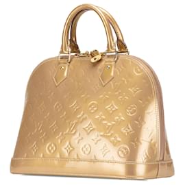 Louis Vuitton-Louis Vuitton Ouro Monograma Vernis Alma PM-Dourado