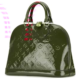 Louis Vuitton-Louis Vuitton Vernis Alma PM Vermelho-Vermelho