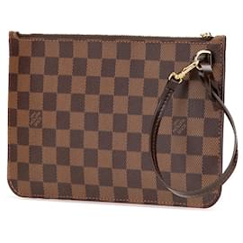 Louis Vuitton-Poche MM Neverfull Damier Ebene Marrom Louis Vuitton-Marrom
