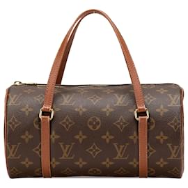 Louis Vuitton-Louis Vuitton Papillon 26 Monograma Marrom-Marrom