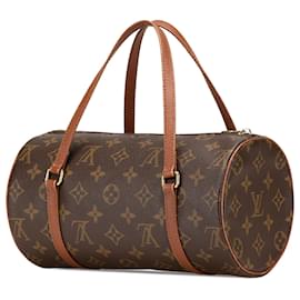 Louis Vuitton-Louis Vuitton Papillon 26 Monograma Marrom-Marrom