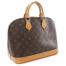 Louis Vuitton-Louis Vuitton Alma PM Monograma Marrom-Marrom