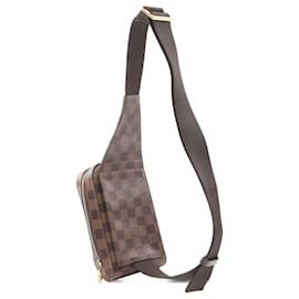 Louis Vuitton-Louis Vuitton Marrom Damier Ebene Geronimos-Marrom
