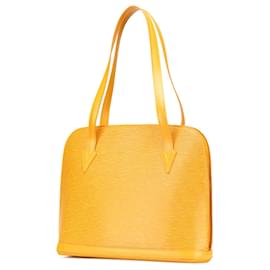 Louis Vuitton-Louis Vuitton Amarelo Epi Lussac-Amarelo