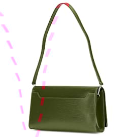 Louis Vuitton-Clutch Sevigne Epi Vermelho Louis Vuitton-Vermelho