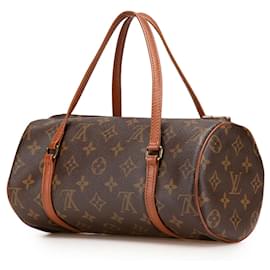 Louis Vuitton-Louis Vuitton Papillon 26 Monograma Marrom-Marrom