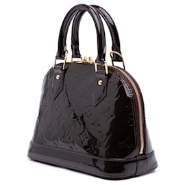 Louis Vuitton-Louis Vuitton Purple Monogram Vernis Alma BB-Roxo