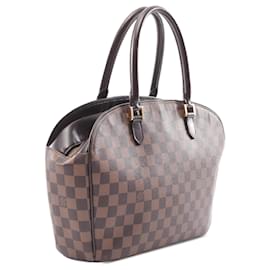 Louis Vuitton-Louis Vuitton Marrom Damier Ebene Sarria Horizontal-Marrom