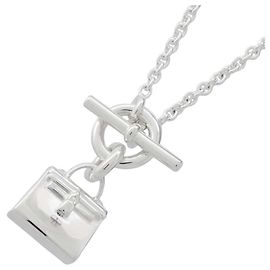 Hermès Hermes Kelly Amulet Necklace in Silver 925 Other
