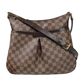 Louis Vuitton-Bolsa de Ombro Louis Vuitton Bloomsbury PM Damier-Marrom,Damier ebene