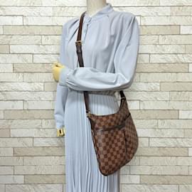 Louis Vuitton-Bolsa de Ombro Louis Vuitton Bloomsbury PM Damier-Marrom,Damier ebene