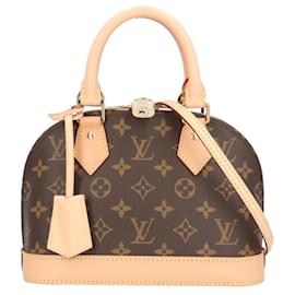 Louis Vuitton-Bolsa de Ombro Monogram Alma BB Louis Vuitton-Marrom,Monograma