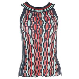Top de punto M Missoni en algodón multicolor Multicolor