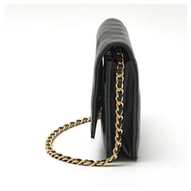 Chanel-Sac à bandoulière Chanel Timeless Classic Chain Wallet-Noir