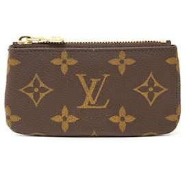 Louis Vuitton-Louis Vuitton Monogram Leather Coin Case-Brown