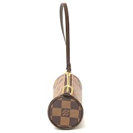 Louis Vuitton-Louis Vuitton Damier Ebene Canvas Papillon Pouch-Brown