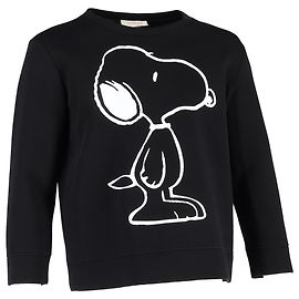 Gucci x Peanut Snoopy Pullover aus schwarzer Baumwolle Schwarz