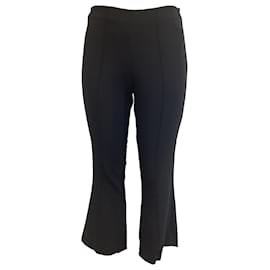 The row-The Row Flared Trousers in Black Viscose-Black