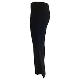 The row-The Row Flared Trousers in Black Viscose-Black