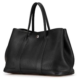 Hermès-Sac à main Country Garden Party d'Hermès-Noir
