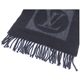 Louis Vuitton-Xale de lã e caxemira preto Louis Vuitton-Preto