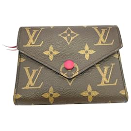 Louis Vuitton-Louis Vuitton Monogram Coin Purse-Red