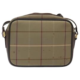 Autre Marque-Burberrys Nova Check Shoulder Bag Canvas Beige Gold Auth bs24660-Beige,Golden
